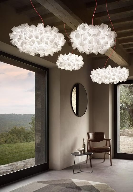 CLIZIA SUSPENSION LARGE MAMA NON MAMA WHITE TRANSPARENT WIRE