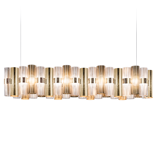 LA LOLLO SUSPENSION LINEAR 140 - GOLD