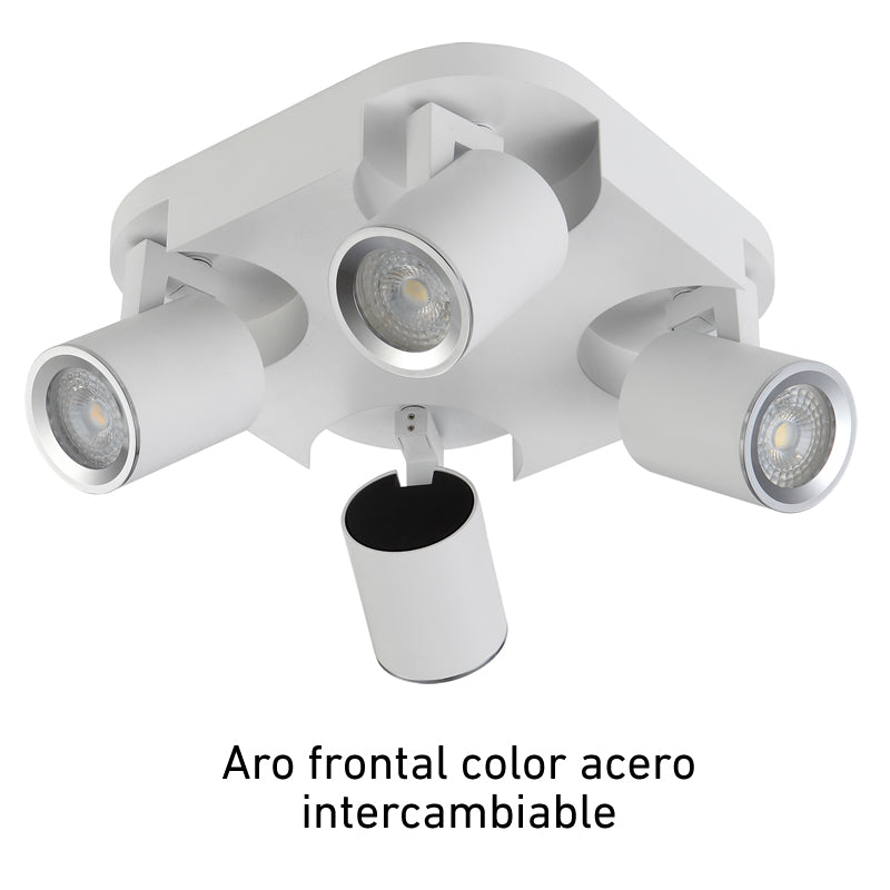 PLAFON MULTIX 4 LUCES