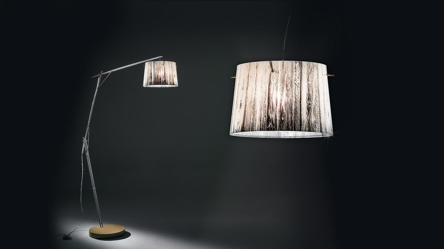 WOODY floor lamp by Luca Mazza